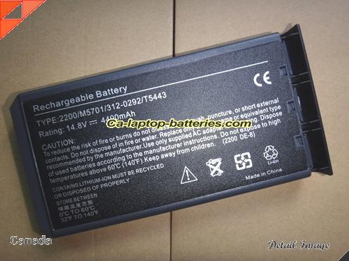 DELL G9817 Battery 4400mAh 14.8V Black Li-ion