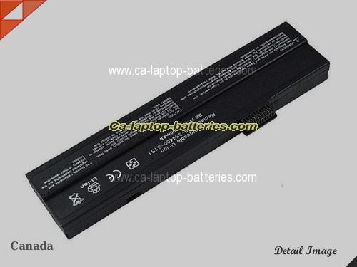 UNIWILL N259ti2 Replacement Battery 6600mAh 11.1V Black Li-ion