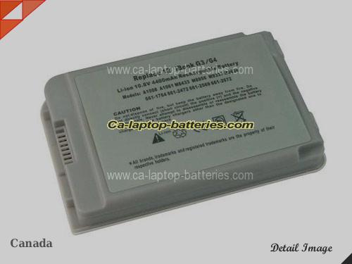 APPLE iBook G3 12 M8860LL/A Replacement Battery 5200mAh 11.1V Grey Li-ion