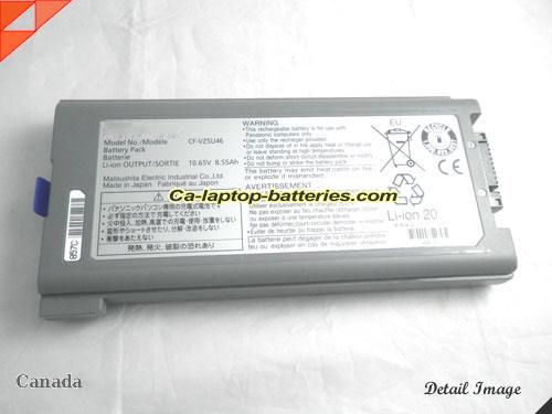 PANASONIC CFVZSU46U Battery 8550mAh, 87Wh , 8.55Ah 10.65V Grey Li-ion