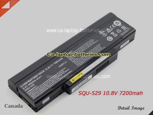 Genuine MSI MegaBook M660 Battery For laptop 7200mAh, 10.8V, Black , Li-ion