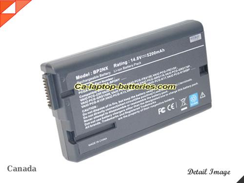 SONY PCG-GRX102/P Replacement Battery 4400mAh 14.8V Grey Li-ion