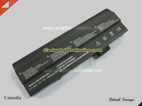 FUJITSU-SIEMENS Amilo A1640 Replacement Battery 6600mAh 11.1V Black Li-ion