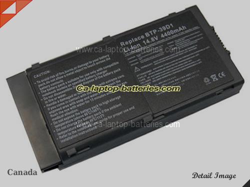 ACER TravelMate 623EV Replacement Battery 3920mAh 14.8V Black Li-ion