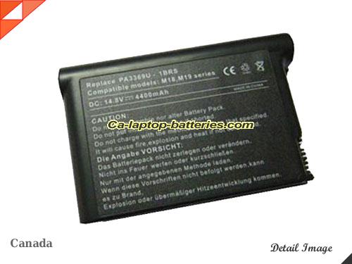 TOSHIBA PA3369U-1BAS Battery 4300mAh 14.8V Black Li-ion
