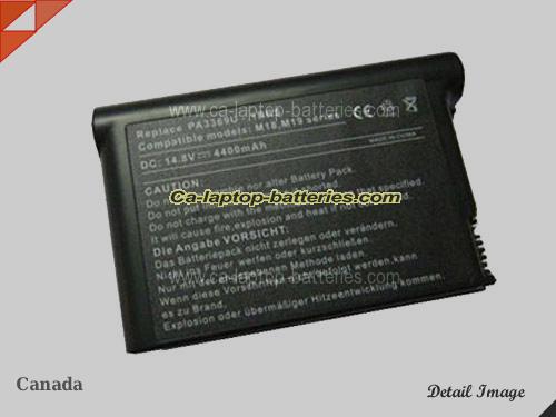 TOSHIBA Satellite M18 Series Replacement Battery 4300mAh 14.8V Black Li-ion