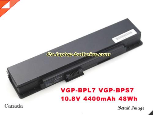 SONY VGP-BPL7 Battery 4400mAh, 48Wh  10.8V Black Li-ion