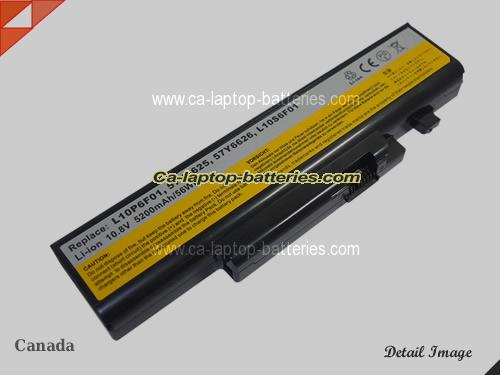 LENOVO IdeaPad Y570 Series Replacement Battery 5200mAh, 56Wh  10.8V Black Li-ion