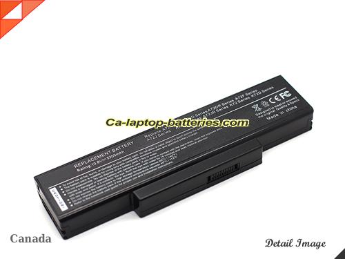 ASUS K72F-X1 Replacement Battery 5200mAh 10.8V Black Li-ion