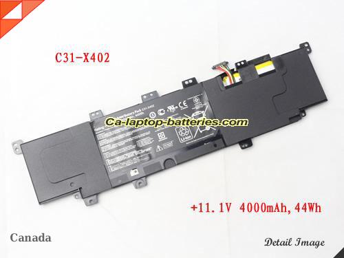 ASUS C31X402 Battery 4000mAh, 44Wh  11.1V Black Li-Polymer