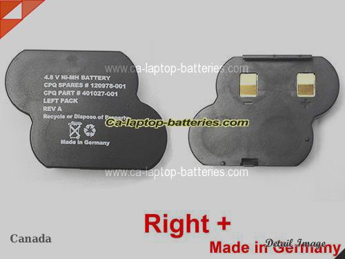 COMPAQ 401026-001 Battery 100mAh 4.8V Black Ni-MH