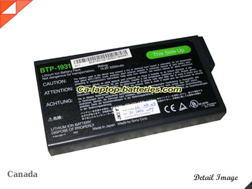 ACER BTP1931 Battery 3200mAh 14.8V Black Li-ion