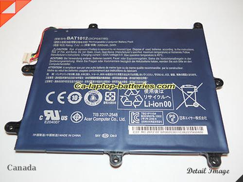 ACER BAT-1012 Battery 3280mAh, 24Wh  7.4V Black Li-Polymer