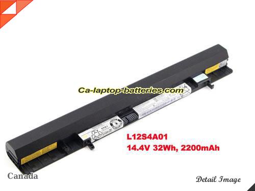 LENOVO L12S4K51 Battery 2200mAh, 32Wh  14.4V Black Li-ion