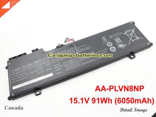 SAMSUNG AA-PLVN8NP Battery 6050mAh, 91Wh  15.1V Black Li-Polymer