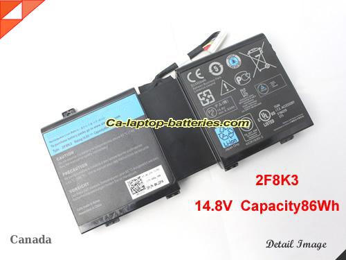 DELL 0KJ2PX Battery 86Wh 14.8V Black Li-ion