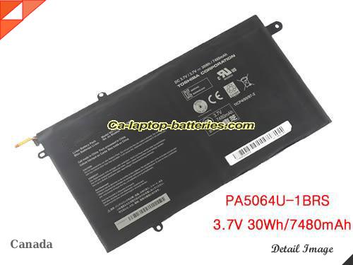 TOSHIBA PA5064U Battery 7480mAh, 30Wh  3.7V Black Li-ion