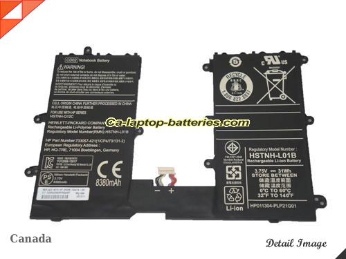 HP CD02031 Battery 8380mAh, 31Wh  3.7V Black Li-ion