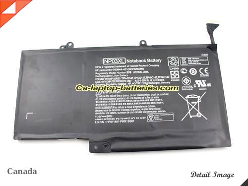 HP 760944-421 Battery 43Wh 11.4V Black Li-ion