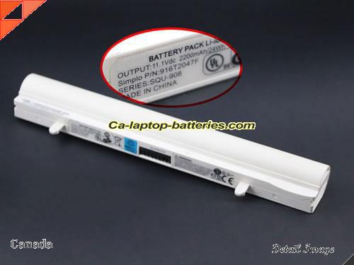 SMP 916T2047F Battery 2200mAh 11.1V White Li-ion