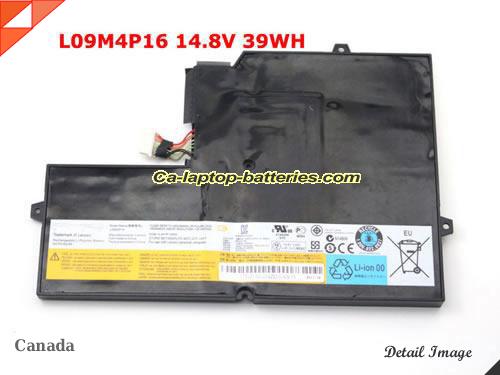LENOVO IdeaPad L09M4P16 Battery 2600mAh, 39Wh  14.8V Black Li-ion
