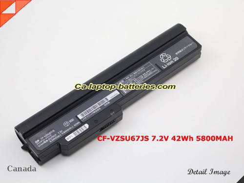 PANASONIC CF-VZSU67JS Battery 5800mAh, 42Wh  7.2V Black Li-ion