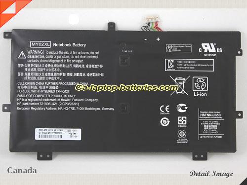 Genuine HP X2 10-H010NR Battery For laptop 21Ah, 7.4V,  , Li-ion