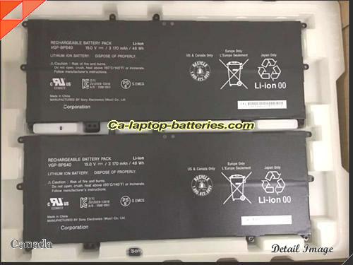 SONY VISIO SVF14N11CXB Replacement Battery 3170mAh, 48Wh  15V Black Li-ion