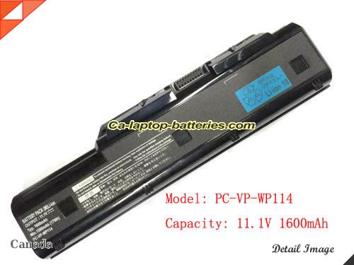 NEC PC-LL770CS6W Battery 1600mAh 11.1V Black Li-lion