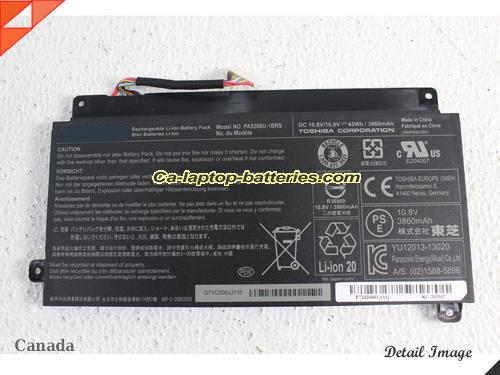 Genuine TOSHIBA Satellite Radius 15 P50W-C-102 Battery For laptop 3860mAh, 45Wh , 10.8V, Black , Li-ion