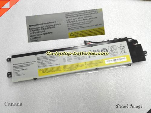 LENOVO Y40-80-IFI(H) Replacement Battery 6600mAh, 48.8Wh  7.4V Black Li-Polymer