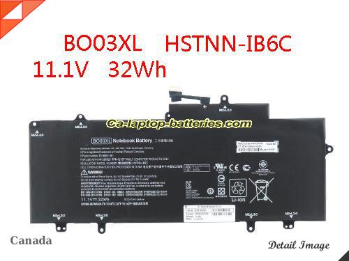 HP 773836-1B1 Battery 37Wh 11.4V Black Li-ion
