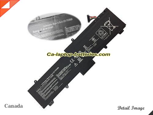 ASUS C21 TX300D Battery 3120mAh, 23Wh  7.2V Black Li-Polymer
