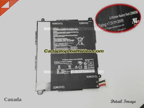 ASUS C21N1326 Battery 5066mAh, 38Wh  7.5V Black Li-ion