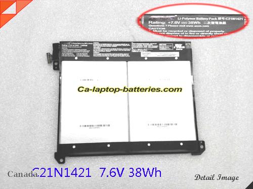 Genuine ASUS Transformer Book T300CHI Battery For laptop 5000mAh, 38Wh , 7.6V, Black , Li-ion