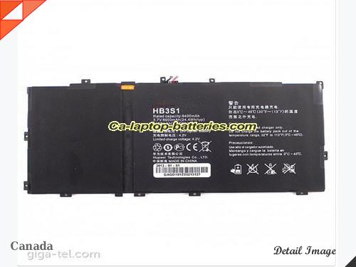 Genuine HUAWEI HB3S1 Laptop Computer Battery  Li-ion 6600mAh, 24.4Wh Black In Canada 