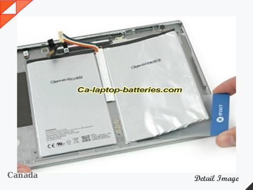 Genuine GOOGLE C1552B Laptop Computer Battery GBS022587E8010H Li-ion 9000mAh, 34.2Wh White In Canada 
