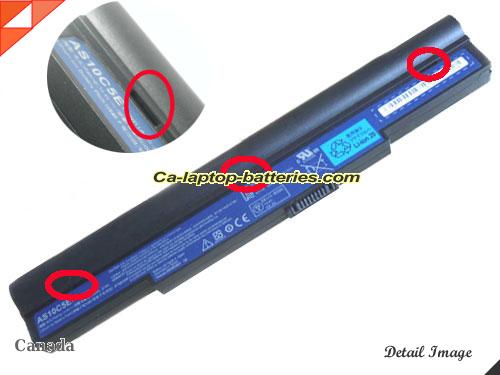 Replacement ACER AS10C7E Laptop Computer Battery 4INR18/65-2 Li-ion 6000mAh Black In Canada 