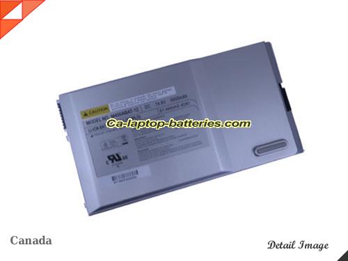 Replacement CLEVO 87-M45CS-4D4A Laptop Computer Battery 387-M40AS-4D6 Li-ion 6600mAh Silver In Canada 