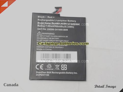 Genuine DNS 25EB0-241000-B0R Laptop Computer Battery R4-0601-05851 Li-ion 4100mAh, 30.34Wh Black In Canada 