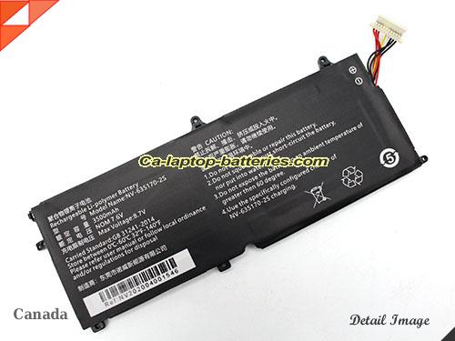 New CHUWI NV-635170-2S Laptop Computer Battery NV6351702S Li-ion 3500mAh, 26.6Wh  In Canada 