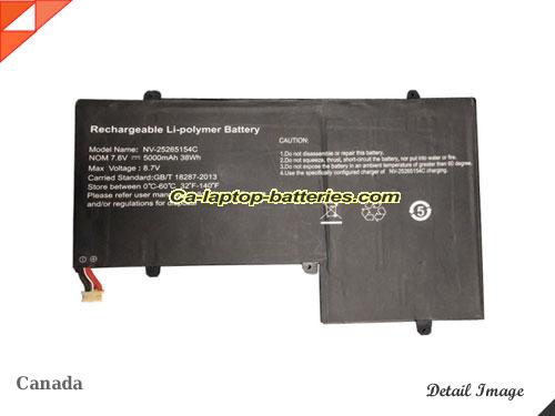 Genuine JUMPER NV-25265154C Laptop Computer Battery  Li-ion 5000mAh, 38Wh  In Canada 