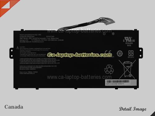 Genuine HAIER SQU-1901 Laptop Computer Battery 3ICP5/57/80 Li-ion 3700mAh, 42.73Wh  In Canada 