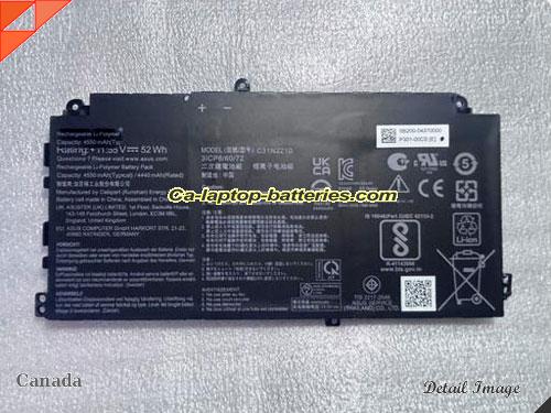 Genuine ASUS 3ICP6/60/72 Laptop Computer Battery C31N2210 Li-ion 4550mAh, 52Wh  In Canada 