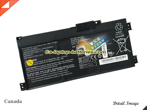 Genuine ACER SQU-1718 Laptop Computer Battery 3ICP6/60/72 Li-ion 4550mAh, 52Wh Black In Canada 
