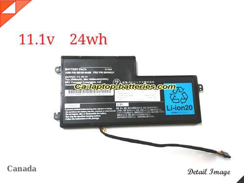 Genuine NEC FRU 00HW031 Laptop Computer Battery ASM SB10F46469 Li-ion 2090mAh, 24Wh Black In Canada 