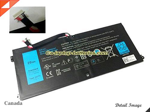 Genuine DELL P12GZ1-01-N01 Laptop Computer Battery 427TY Li-ion 29Wh Black In Canada 