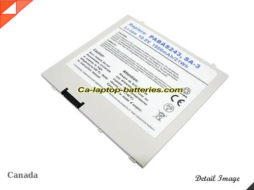 Replacement TOSHIBA PA3884U-1BRR Laptop Computer Battery PABAS243 Li-ion 1900mAh White In Canada 