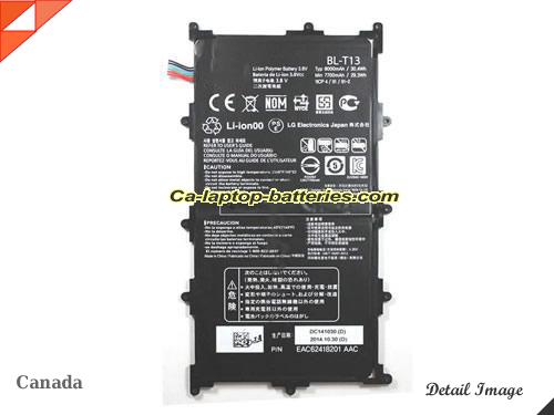 Replacement LG BL-T13 Laptop Computer Battery  Li-ion 8000mAh Black In Canada 