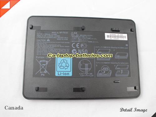 Genuine SONY NP-FX120 Laptop Computer Battery 890201C03-815-G Li-ion 3200mAh, 23.68Wh Black In Canada 